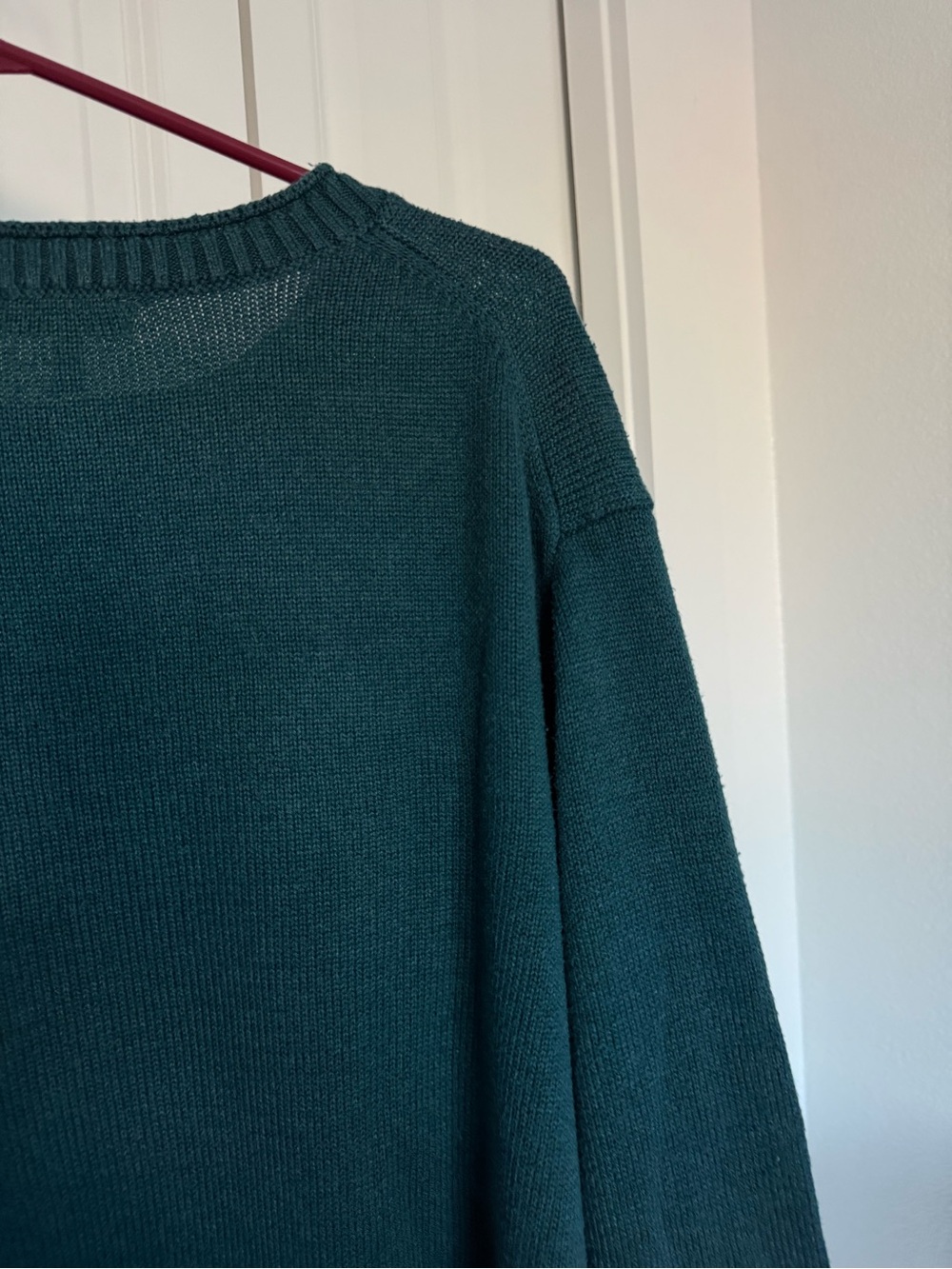 Ella Moss Classic Crewneck Women's Sweater in Teal/Green | L